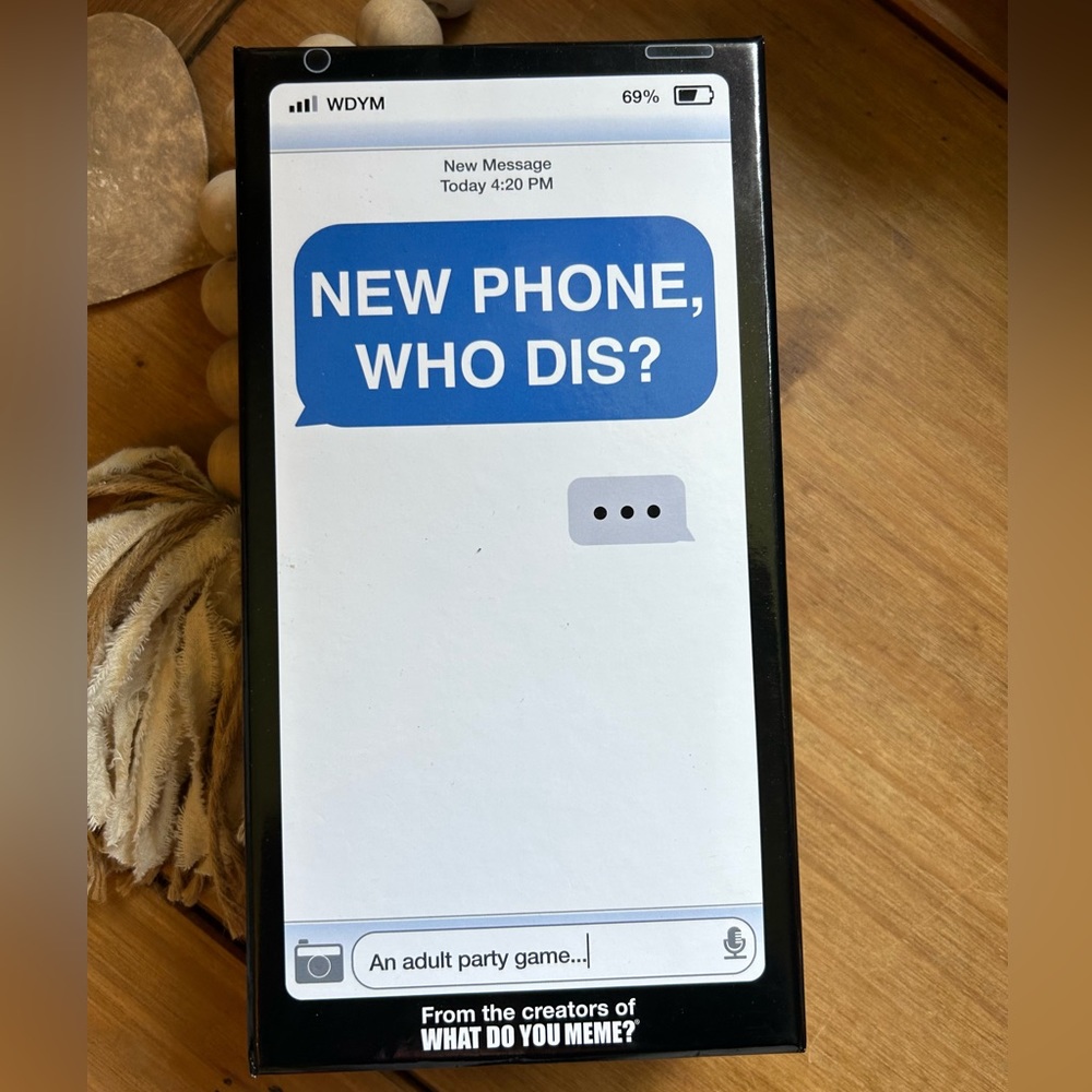 🤣New Phone, Who Dis? Adult Party Game